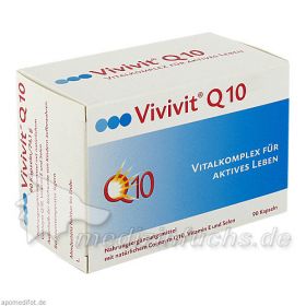 VIVIVIT Q10 Kapseln, 90 ST – PZN 4689955 из Германии