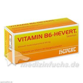 VITAMIN B6 Hevert Tabletten, 50 ST – PZN 4897731 из Германии