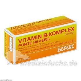 VITAMIN B Komplex forte Hevert Tabletten, 50 ST – PZN 5003919 из Германии