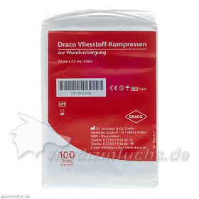 VLIESSTOFF-KOMPRESSEN 7,5x7,5 cm unsteril, 100 ST – PZN 571406 из Германии