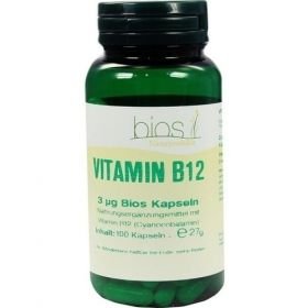 VITAMIN B12 3 \m63g Bios Kapseln, 100 ST – PZN 6054741 из Германии