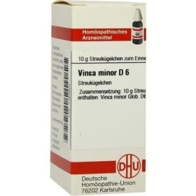 VINCA MINOR D 6 Globuli, 10 G – PZN 7460650 из Германии