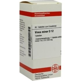 VINCA MINOR D 12 Tabletten, 80 ST – PZN 7460667 из Германии