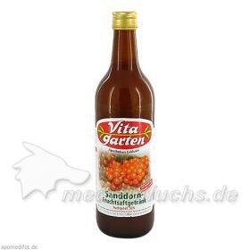 VITAGARTEN Sanddorn Fruchtsaft Getr, 750 ML – PZN 750126 из Германии