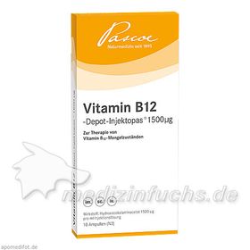 VITAMIN B12 Depot Inj. 1500 \m63g Injektionsl, 10X1 ML – PZN 7568672 из Германии