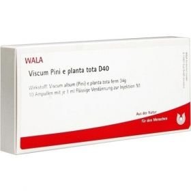 VISCUM PINI e planta tota D 40 Ampullen, 10X1 ML – PZN 86970 из Германии
