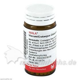 VISCUM CRATAEGUS Globuli, 20 G – PZN 8788594 из Германии