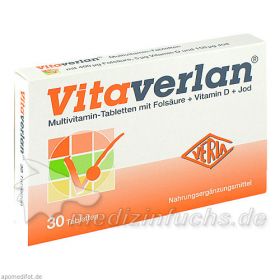 VITAVERLAN Tabletten, 30 ST – PZN 8815233 из Германии