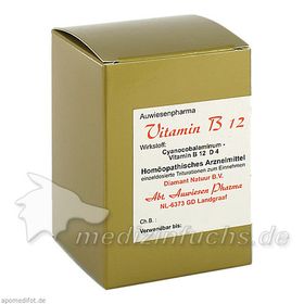 VITAMIN B12 Auwiesenpharma Kapseln, 60 ST – PZN 882218 из Германии