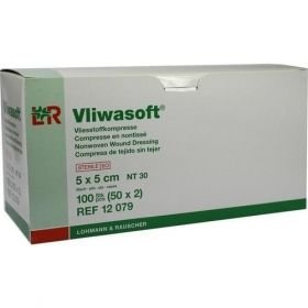 VLIWASOFT Vlieskompressen 5x5 cm steril 6l., 50X2 ST – PZN 8900878 из Германии