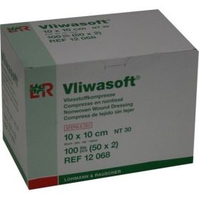 VLIWASOFT Vlieskompressen 10x10 cm steril 6l., 50X2 ST – PZN 8900890 из Германии