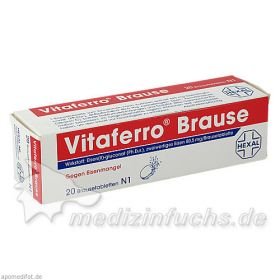 VITAFERRO Brause Brausetabletten, 20 ST – PZN 8926180 из Германии