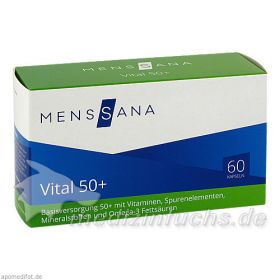 VITAL 50+ MensSana Kapseln, 60 ST – PZN 9339697 из Германии