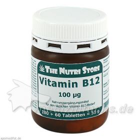 VITAMIN B12 100 \m63g Tabletten, 180 ST – PZN 9426249 из Германии