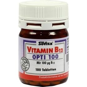 VITAMIN B12 Opti 100 Tabletten, 180 ST – PZN 9520592 из Германии