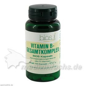 VITAMIN B Gesamtkomplex Bios Kapseln, 100 ST – PZN 967021 из Германии