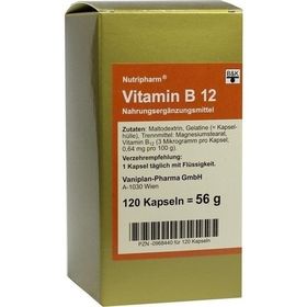 VITAMIN B12 Kapseln, 120 ST – PZN 968440 из Германии