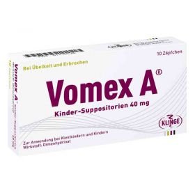 Vomex A Kinder 40mg (10 stk) – PZN 1116526 из Германии