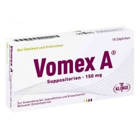 Vomex A 150mg (10 stk) – PZN 1116555 из Германии