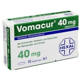 Vomacur 40mg (10 stk) – PZN 3815211 из Германии