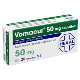 Vomacur 50mg (20 stk) – PZN 3815234 из Германии