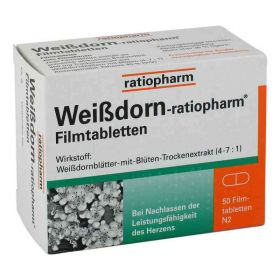 Weißdorn-ratiopharm (50 stk) – PZN 10546935 из Германии