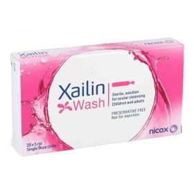 Xailin Wash Augenspüllösung in Einzeldosen (20X5 ml) – PZN 10749331 из Германии