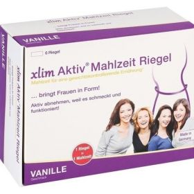 XLIM Aktiv Mahlzeit Riegel Vanille, 6X75 G – PZN 10817334 из Германии