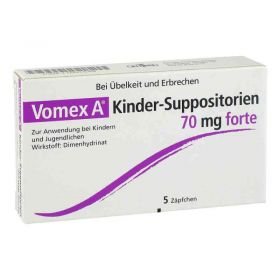 Vomex A Kinder 70mg forte (5 stk) – PZN 11091649 из Германии