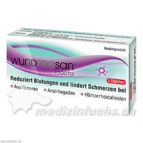 WUNDPROSAN Procto Suppositorien, 5 ST – PZN 11123556 из Германии