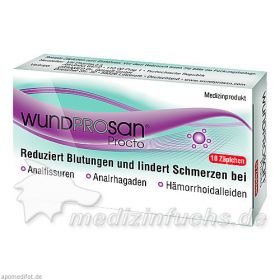 WUNDPROSAN Procto Suppositorien, 10 ST – PZN 11123562 из Германии