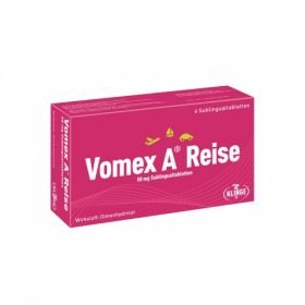 Vomex A Reise 50 mg Sublingualtabletten, 4 ST – PZN 12557920 из Германии