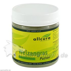 WEIZENGRAS PULVER kbA, 150 G – PZN 1452684 из Германии