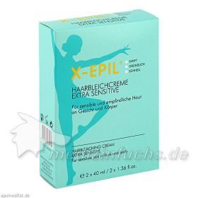 X-EPIL Haarbleichcreme, 2X40 ML – PZN 1528507 из Германии