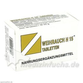 WEIHRAUCH H15 Tabletten, 100 ST – PZN 1559962 из Германии