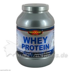 WHEY PROTEIN Erdbeere Pulver, 750 G – PZN 3039072 из Германии
