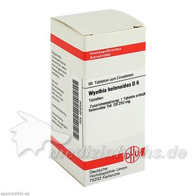 WYETHIA HELENIOIDES D 6 Tabletten, 80 ST – PZN 4242444 из Германии