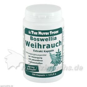 WEIHRAUCH 400 mg Kapseln, 200 ST – PZN 432283 из Германии
