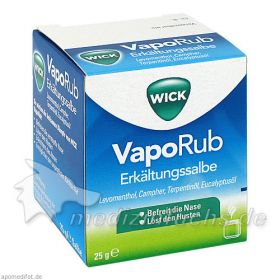 WICK VapoRub Erk, 25 G – PZN 4902188 из Германии
