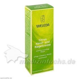WELEDA Citrus Hand- und Nagelcreme, 50 ML – PZN 5890984 из Германии