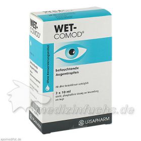 WET COMOD Augentropfen, 2X10 ML – PZN 6063160 из Германии