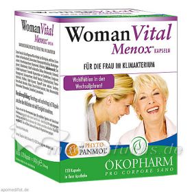 WOMANVITAL Menox Kapseln, 120 ST – PZN 6194784 из Германии