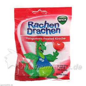 WICK RachenDrachen Halsgummis Kirsche, 75 G – PZN 6309253 из Германии