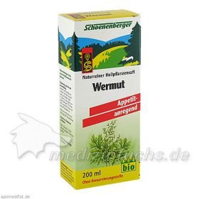 WERMUTSAFT Schoenenberger, 200 ML – PZN 692392 из Германии