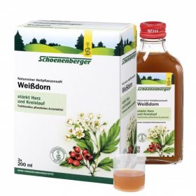 WEISSDORN SAFT Schoenenberger Heilfplanzens, 3X200 ML – PZN 700192 из Германии