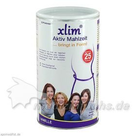 XLIM Aktiv Mahlzeit Vanille Pulver, 500 G – PZN 7123668 из Германии