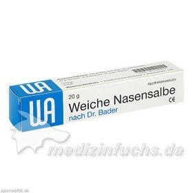 WEICHE NASENSALBE n. Dr. Bader, 20 G – PZN 7140520 из Германии