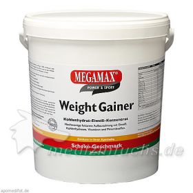 WEIGHT GAINER Megamax Schoko Pulver, 7000 G – PZN 7345972 из Германии