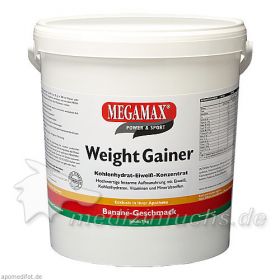 WEIGHT GAINER Megamax Banane Pulver, 7000 G – PZN 7346003 из Германии