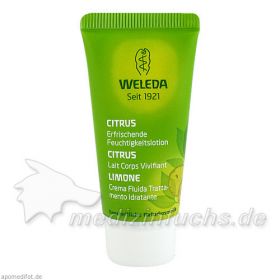 WELEDA Citrus erfrischende Feuchtigkeitslotion, 20 ML – PZN 7625269 из Германии